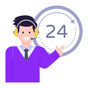 24x7 Assistance
Our team is available round the clock to provide you with continuous support and guidance, no matter the time or day.